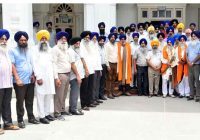 ਸ਼੍ਰੋਮਣੀ ਕਮੇਟੀ ਦੇ ਸੇਵਾ ਮੁਕਤ ਹੋਏ ਮੁਲਾਜ਼ਮਾਂ ਨੂੰ ਦਿੱਤੀ ਨਿੱਘੀ ਵਿਦਾਇਗੀ