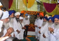 ਗੁਰਦੁਆਰਾ ਪਾਤਸ਼ਾਹੀ ਨੌਵੀਂ ਬਾਬਾ ਬਕਾਲਾ ਦੇ ਲੰਗਰ ਹਾਲ ਦਾ ਨੀਂਹ ਪੱਥਰ ਰੱਖਿਆ