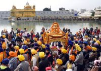 ਨੌਵੇਂ ਪਾਤਸ਼ਾਹ ਜੀ ਦੇ ਸ਼ਹੀਦੀ ਪੁਰਬ ਸਬੰਧੀ ਅਲੌਕਿਕ ਨਗਰ ਕੀਰਤਨ ਸਜਾਇਆ