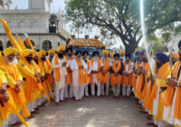 400 ਸਾਲਾ ਪ੍ਰਕਾਸ਼ ਪੁਰਬ ਨੂੰ ਸਮਰਪਿਤ ਨਗਰ ਕੀਰਤਨ ਤਰਾਵੜੀ ਤੋਂ ਅਗਲੇ ਪੜਾਅ ਕੁਰੂਕਸ਼ੇਤਰ ਲਈ ਲਈ ਰਵਾਨਾ