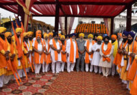 400 ਸਾਲਾ ਪ੍ਰਕਾਸ਼ ਪੁਰਬ ਨੂੰ ਸਮਰਪਿਤ ਨਗਰ ਕੀਰਤਨ ਗੁਰਦੁਆਰਾ ਮੰਜੀ ਸਾਹਿਬ ਅੰਬਾਲਾ ਤੋਂ ਅਗਲੇ ਪੜਾਅ ਲਈ ਰਵਾਨਾ