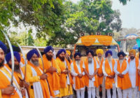 400 ਸਾਲਾ ਪ੍ਰਕਾਸ਼ ਪੁਰਬ ਨੂੰ ਸਮਰਪਿਤ ਨਗਰ ਕੀਰਤਨ ਕੁਰੂਕਸ਼ੇਤਰ ਤੋਂ ਅਗਲੇ ਪੜਾਅ ਗੁਰਦੁਆਰਾ ਸਾਹਿਬ ਪਾ: ਨੌਵੀਂ ਸੁੱਢਲ ਲਈ ਰਵਾਨਾ