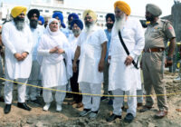 ਕਾਰ ਸੇਵਾ ਦੌਰਾਨ ਦਿਸੇ ਇਮਾਰਤੀ ਢਾਂਚੇ ਵਾਲੀ ਜਗ੍ਹਾ ਦਾ ਬੀਬੀ ਜਗੀਰ ਕੌਰ ਨੇ ਕੀਤਾ ਮੁਆਇਨਾ